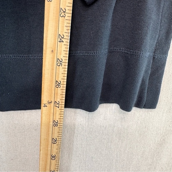 UGG Quincy Side Ties Soft and Cozy Lounge Pullover Black Long Sleeve Top Sz S - Picture 8 of 9